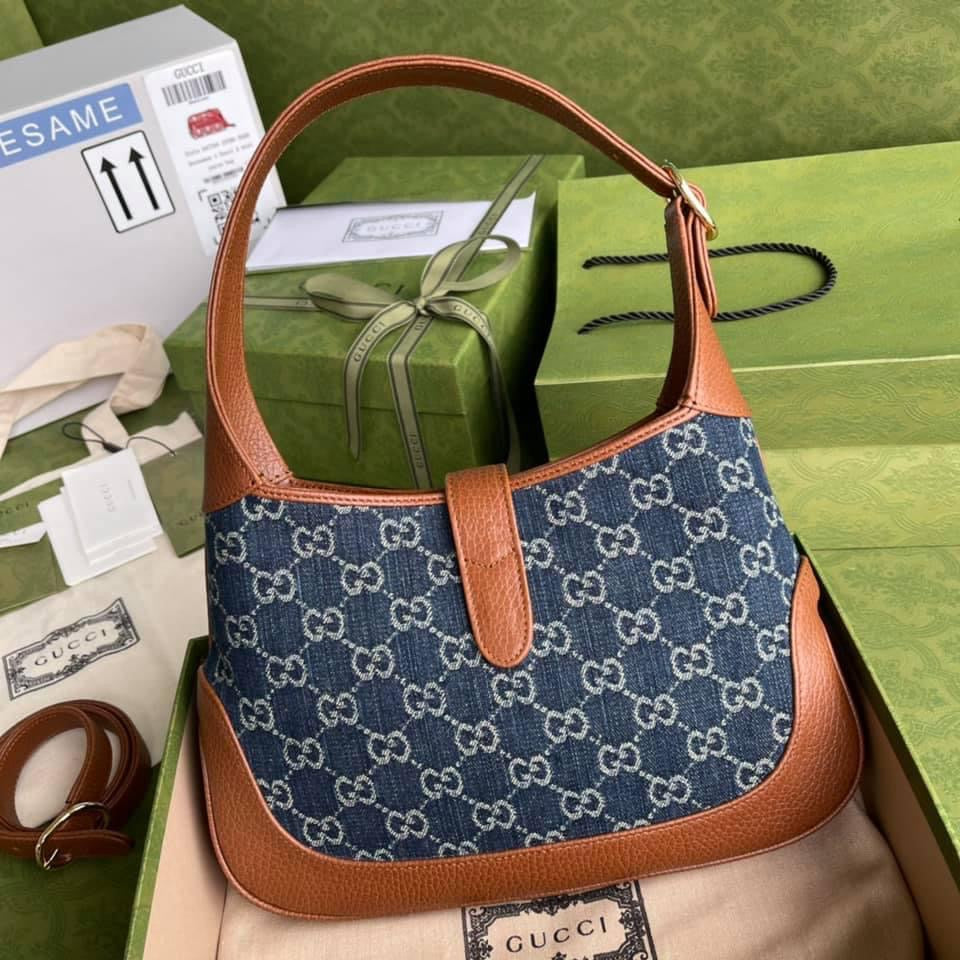 Gucci Jackie Leather Shoulder Bag Style 1