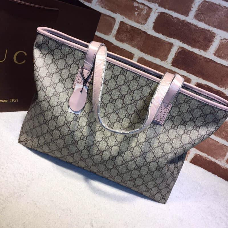 Gucci GG Supreme Leather Canvas Tote Style 2
