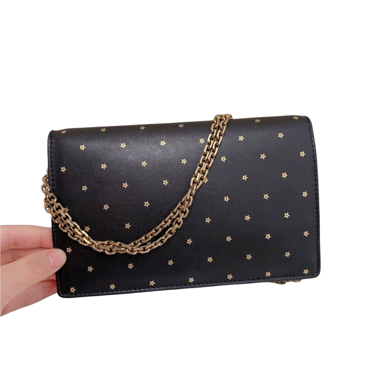 Gucci Chain Leather Crossbody