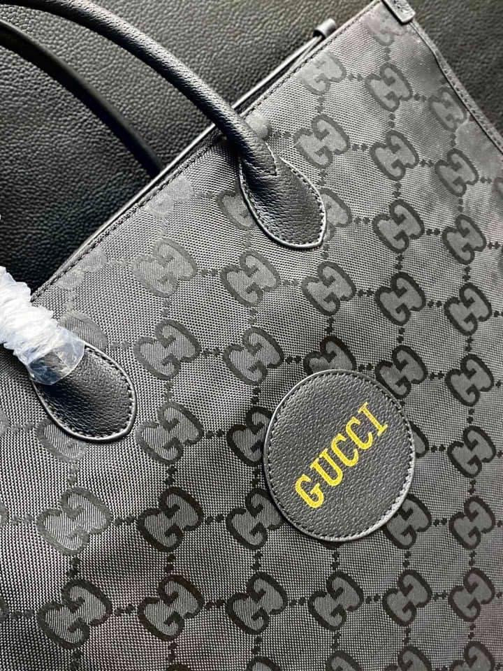 Gucci Leather Nylon Tote Style 4