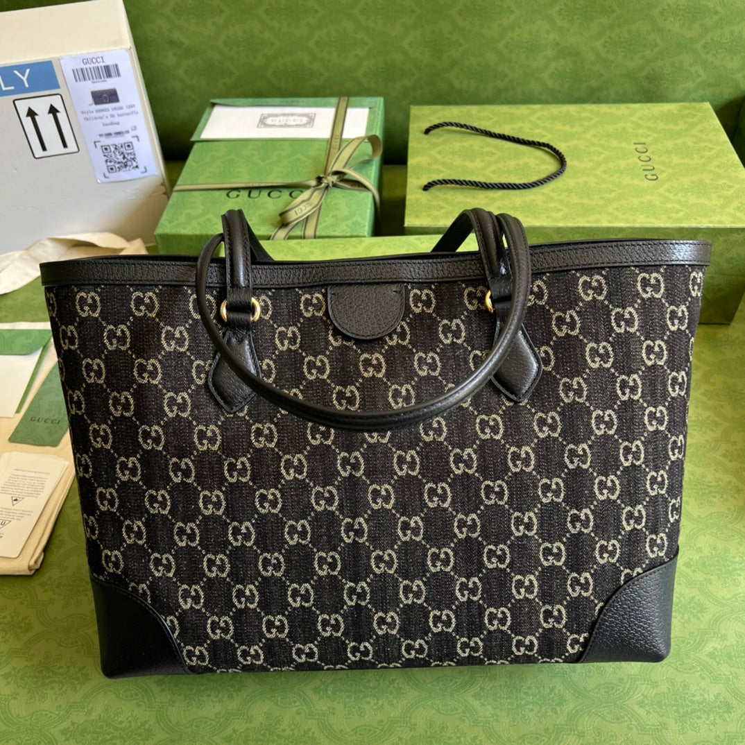 Gucci Ophidia Leather Monogram Tote Style 3