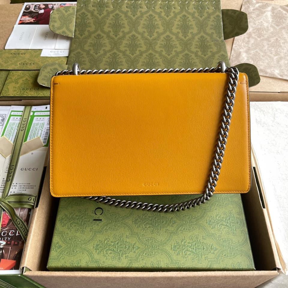 Gucci Leather Chain Shoulder Bag Style 19