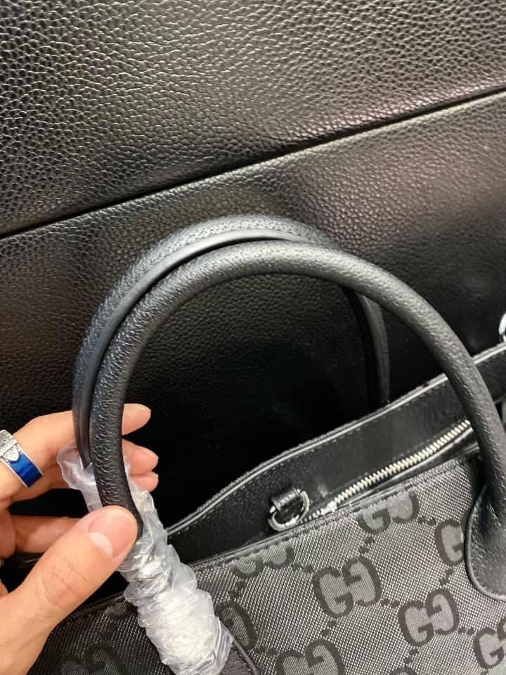 Gucci Leather Nylon Tote Style 4