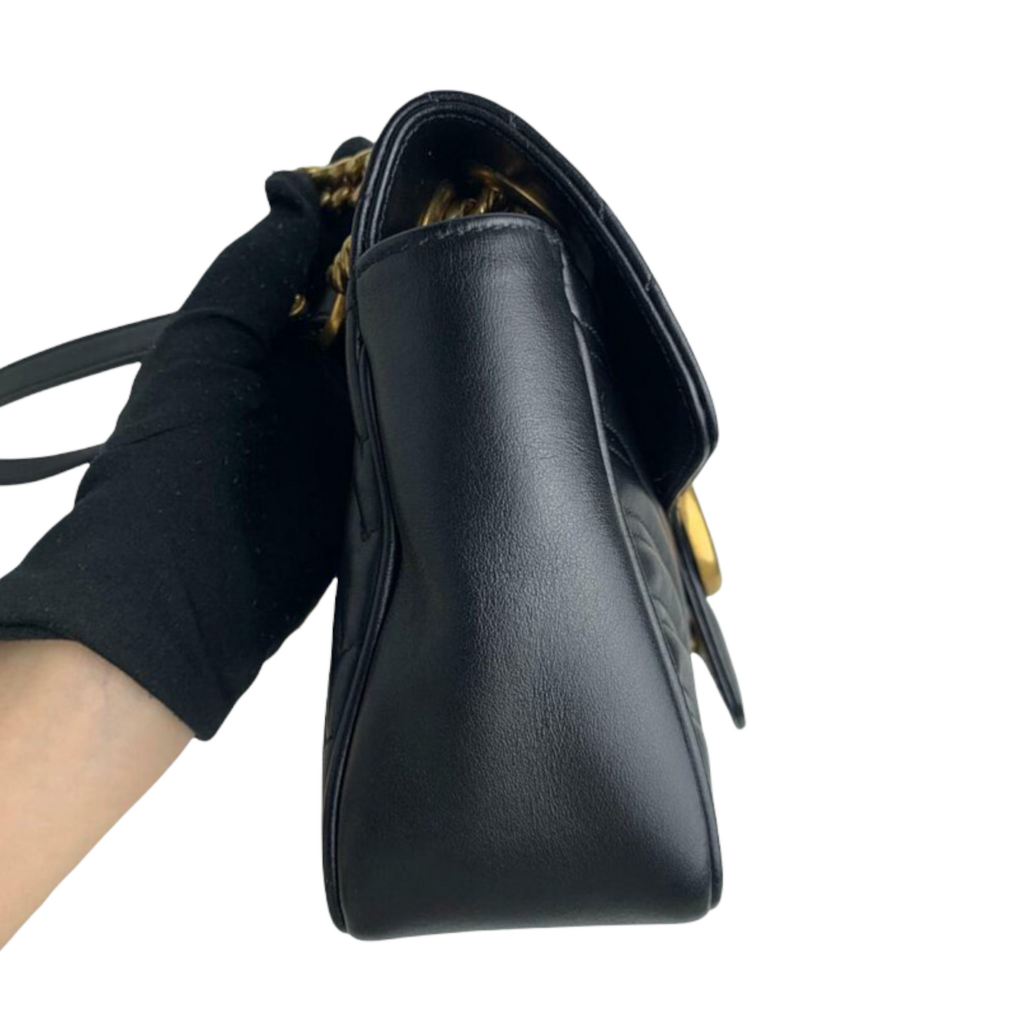 Gucci Chain Leather Shoulder Bag