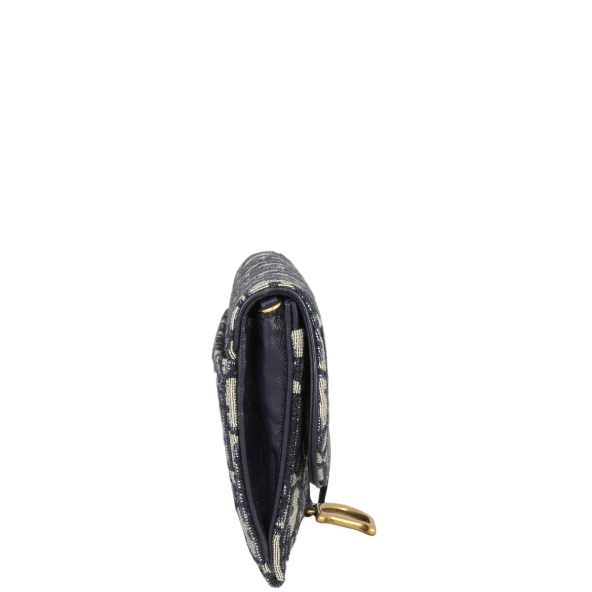 Dior Saddle Wallet on Chain Oblique