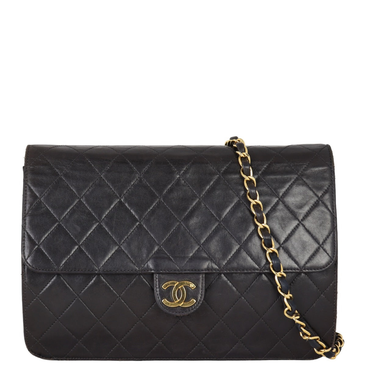 Chanel CC Flap Bag | Black Lambskin