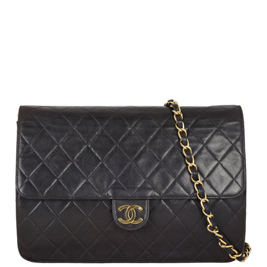 Chanel CC Flap Bag | Black Lambskin