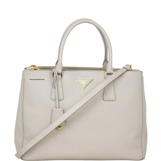 Prada Saffiano Lux Galleria Double Zip Tote Medium