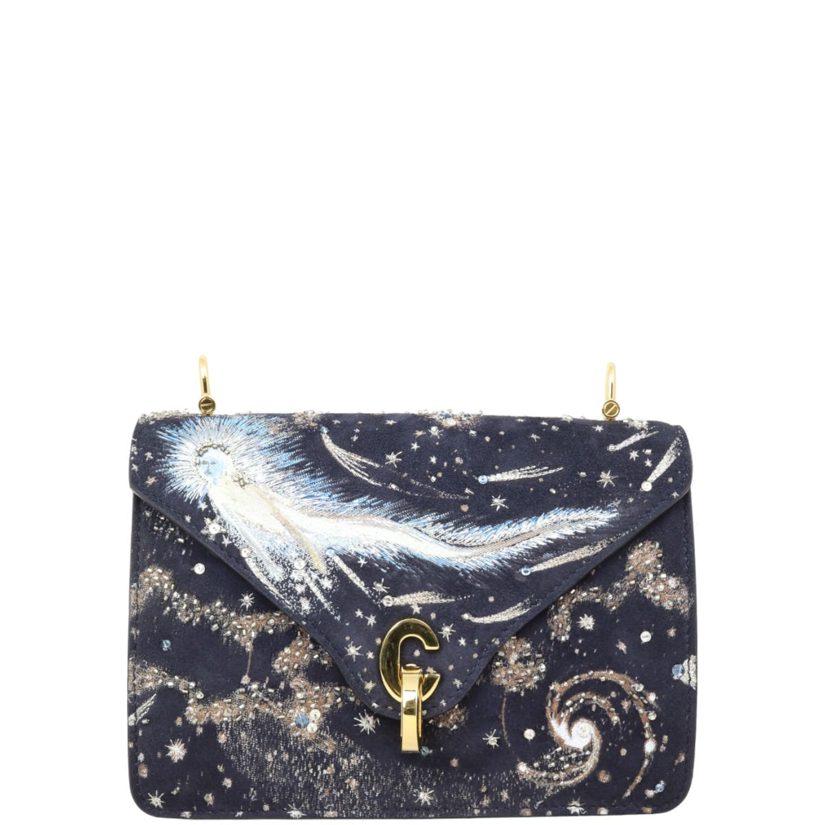 Dior Cest Dior I Feel Blue Flap Bag