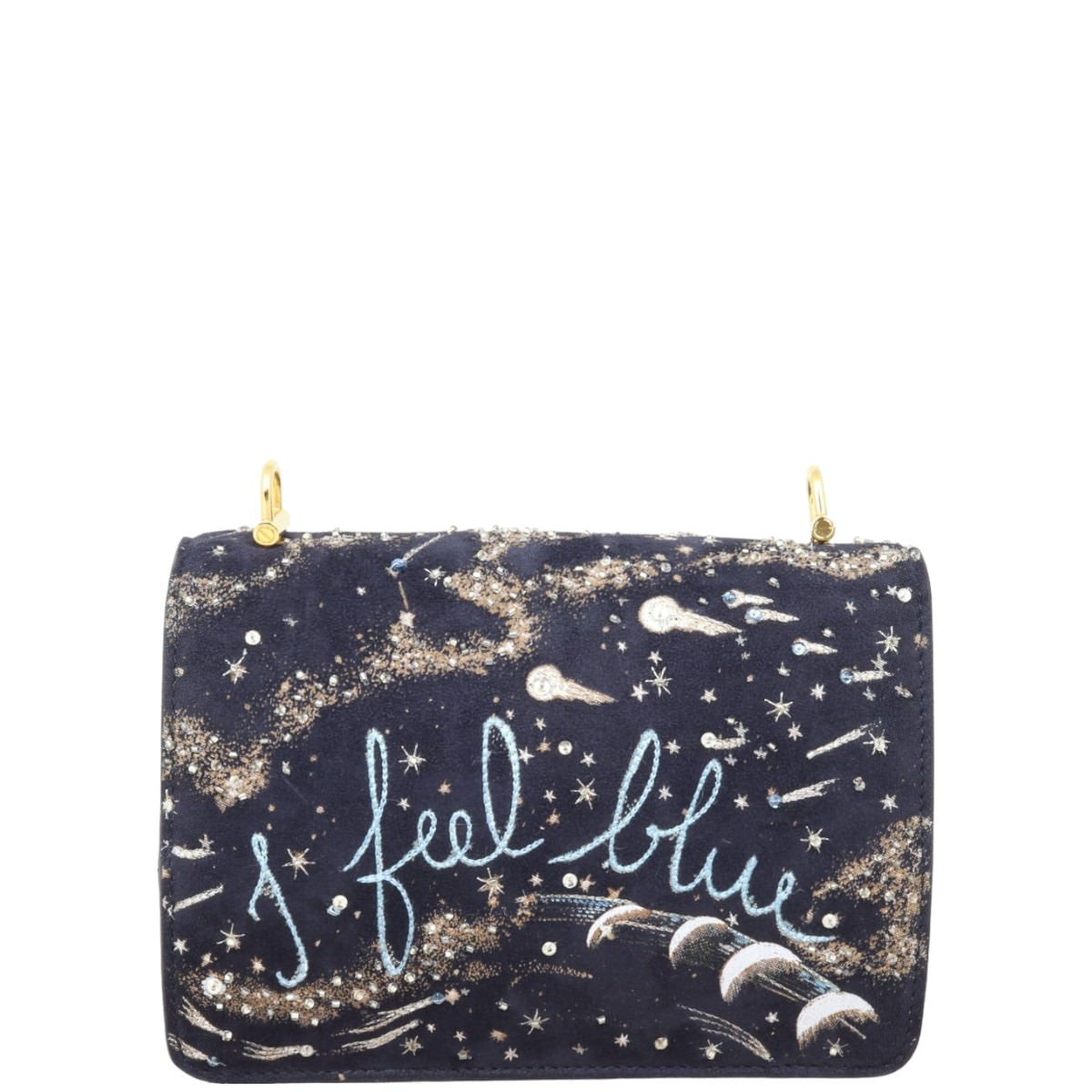 Dior Cest Dior I Feel Blue Flap Bag