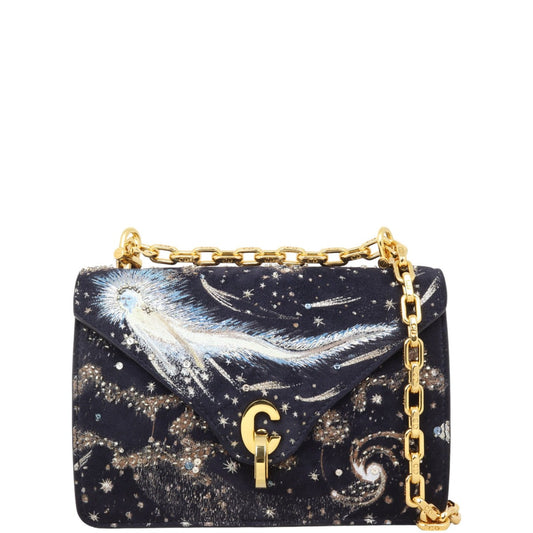 Dior Cest Dior I Feel Blue Flap Bag
