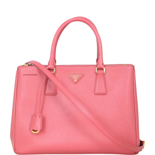 Prada Saffiano Lux Galleria Double Zip Tote Medium