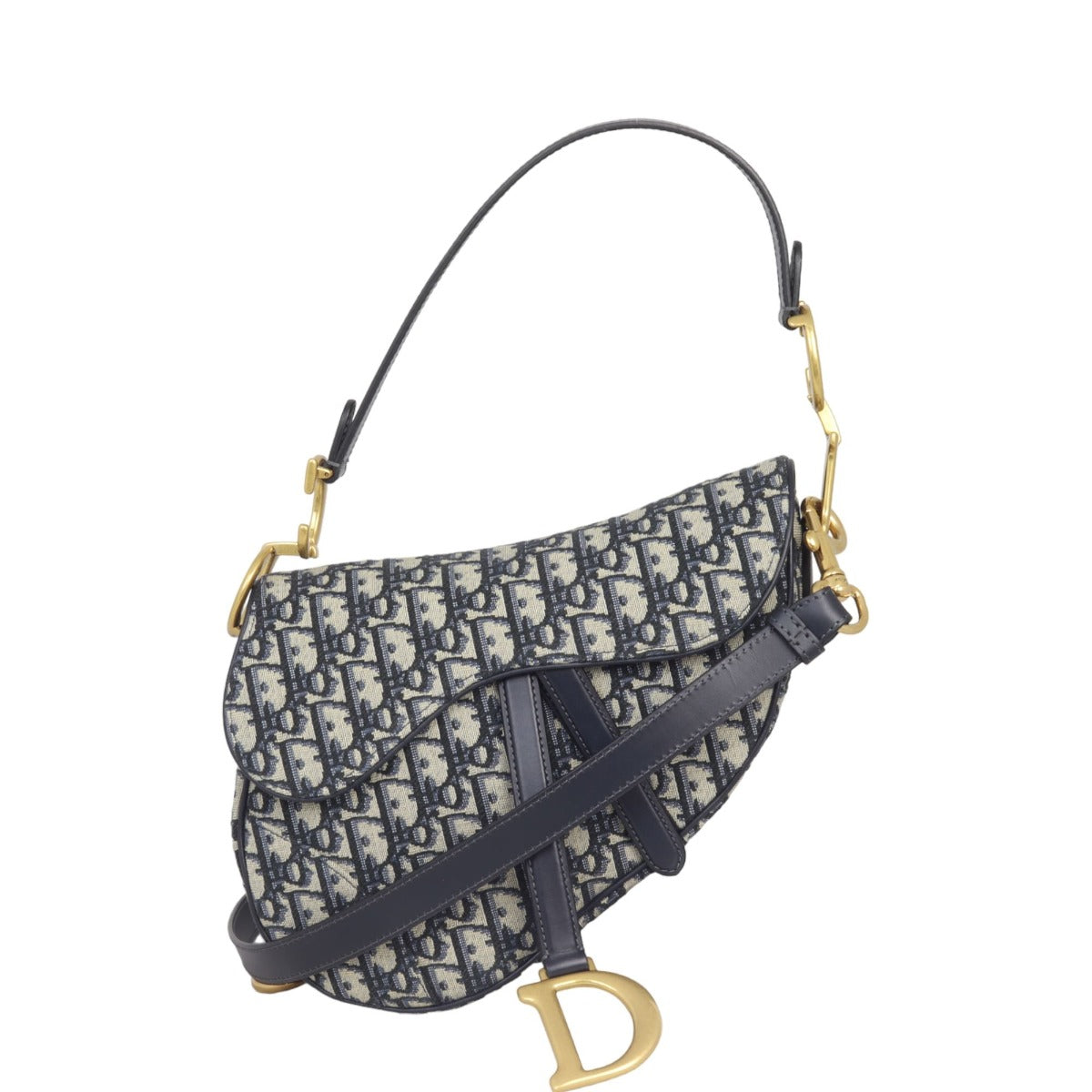 Dior Saddle Bag with Strap Oblique