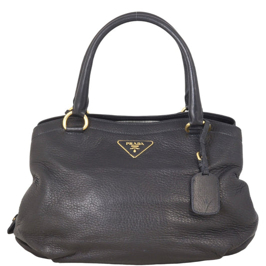 Prada Vitello Cervo Shopping Tote