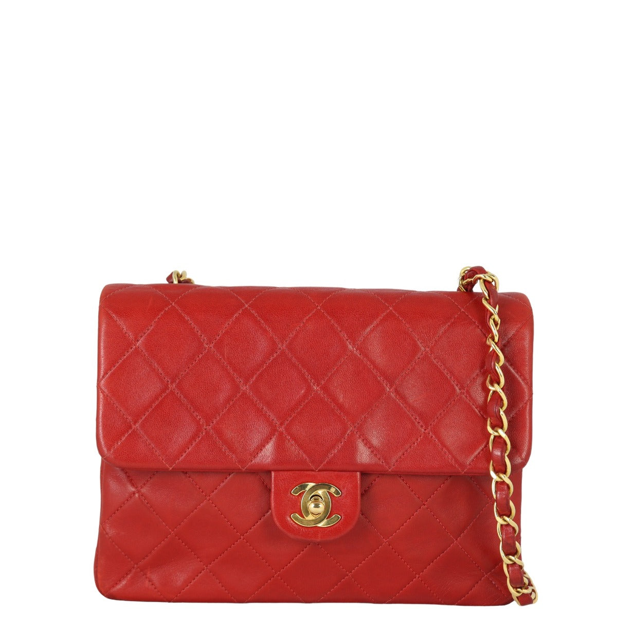 Chanel CC Flap Bag | Red