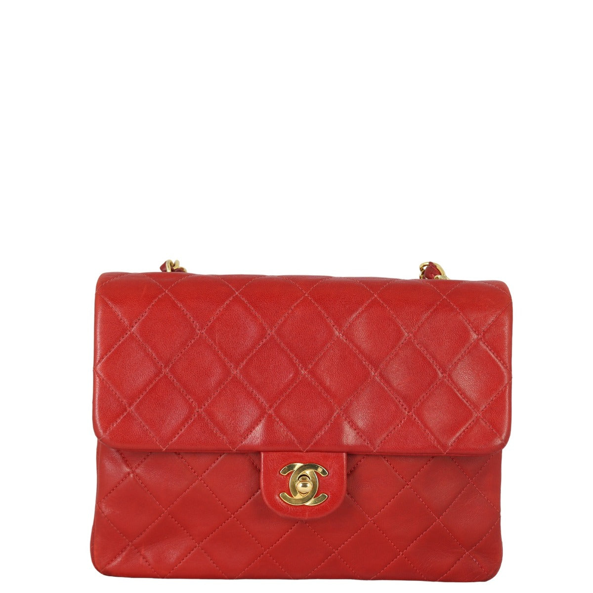 Chanel CC Flap Bag | Red
