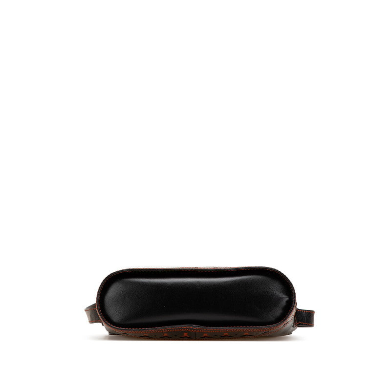 Saint Laurent YSL Cutout Leather Shoulder Bag