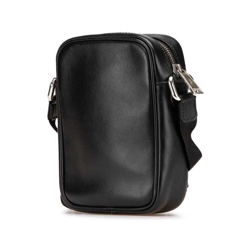 Fendi Calligraphy Patent Leather Shoulder Bag