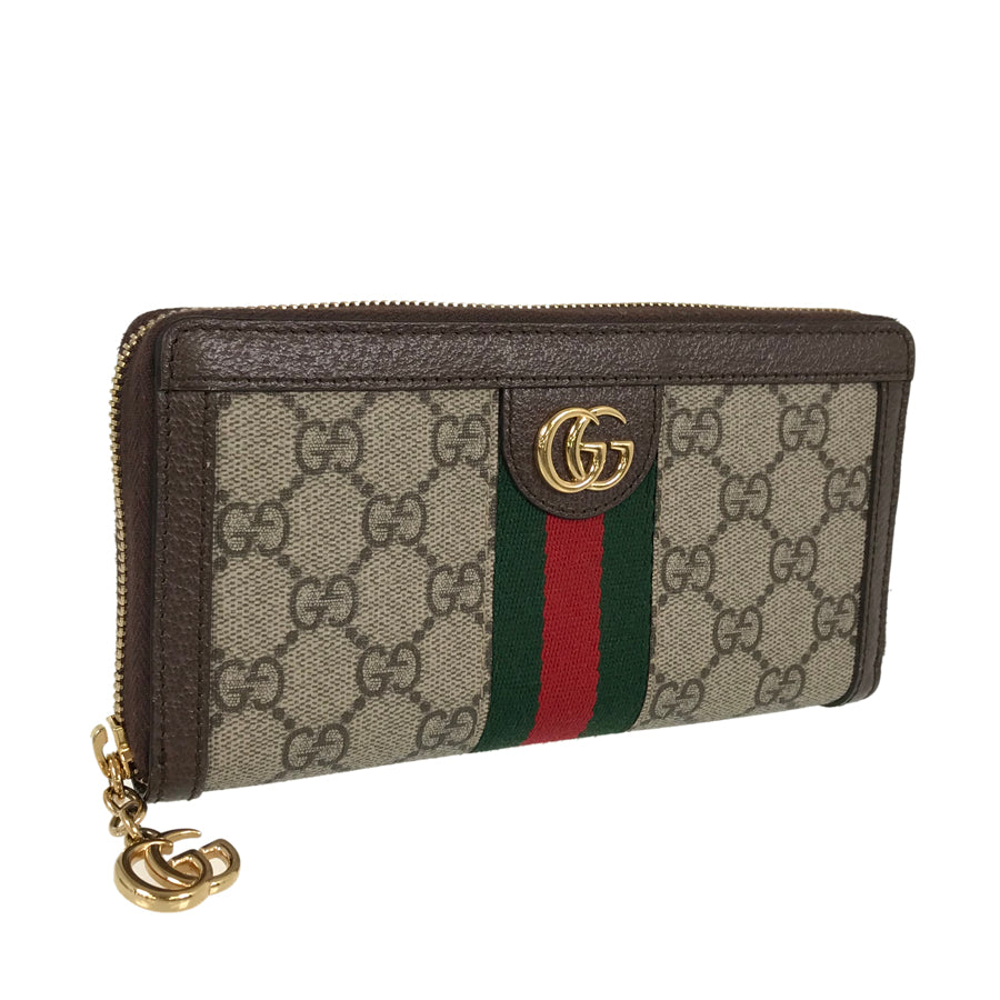 Gucci Leather Canvas Shoulder Bag