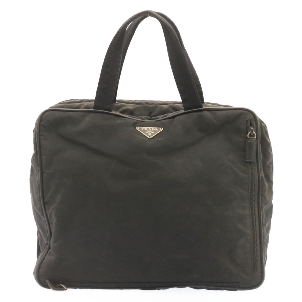 Prada Hand Bag Nylon Black