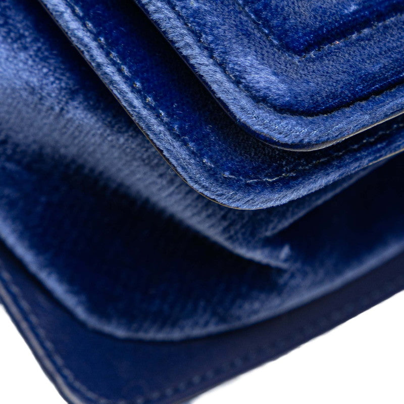 Chanel Boy Chanel Velour Leather Shoulder Bag