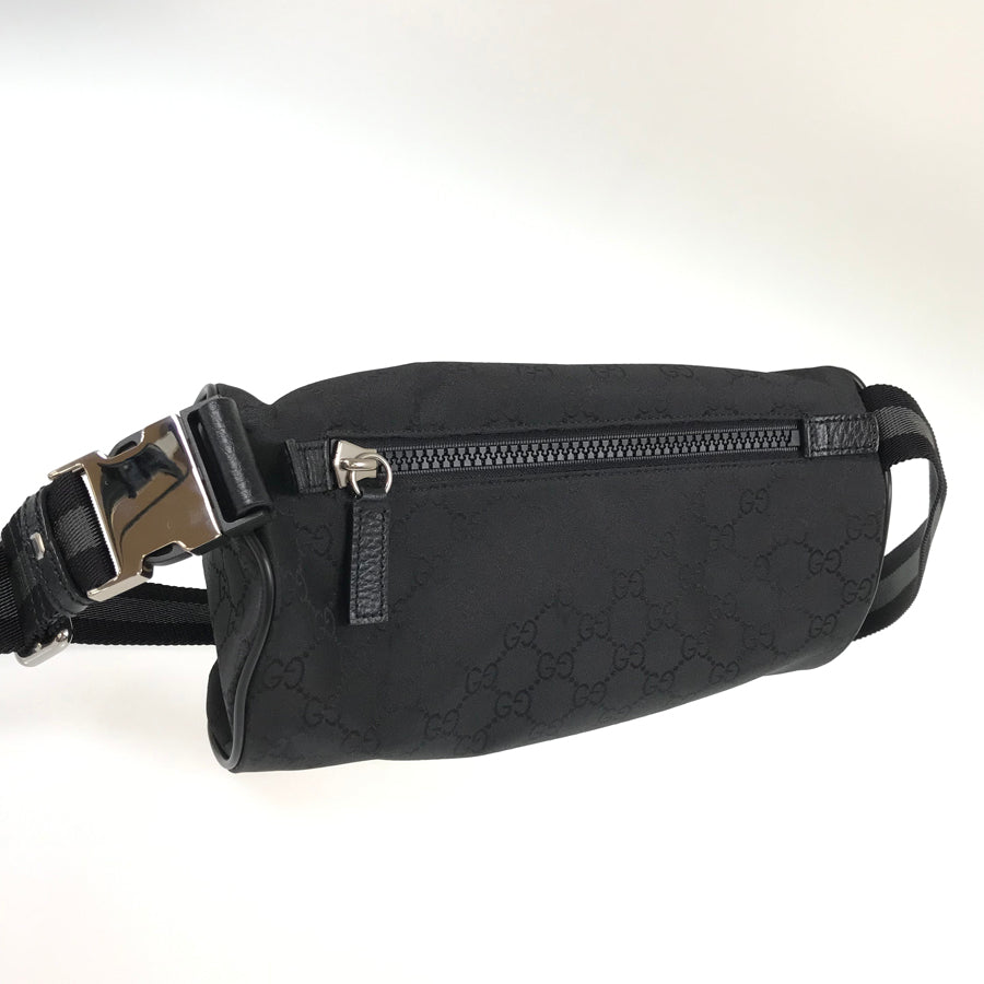 Gucci Nylon Leather Shoulder Bag