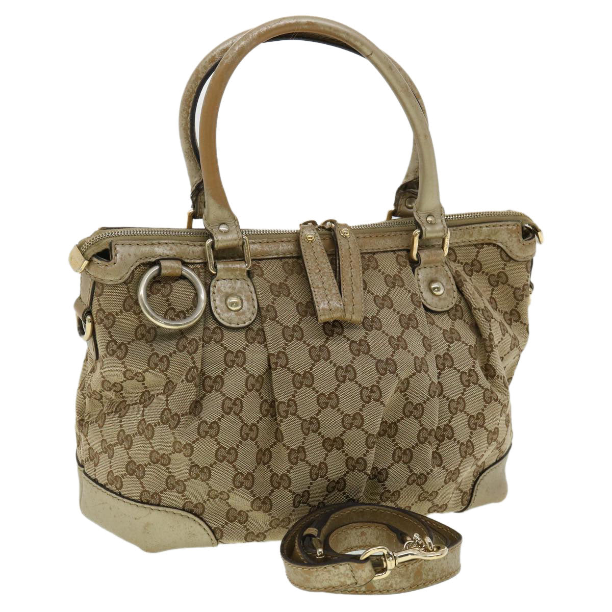 Gucci Canvas Shoulder Bag