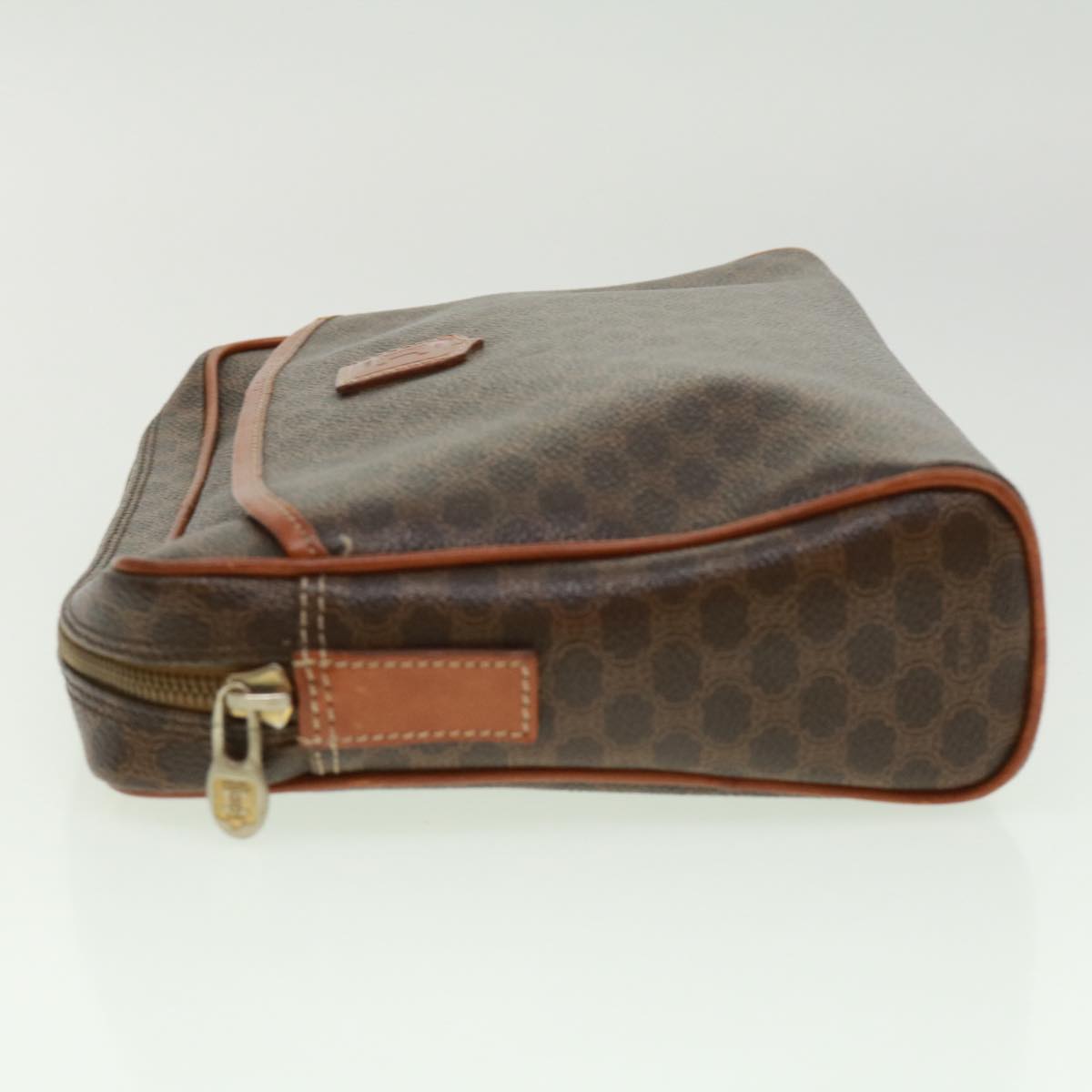 Luxury CELINE Macadam Canvas Clutch Bag Brown ki2485