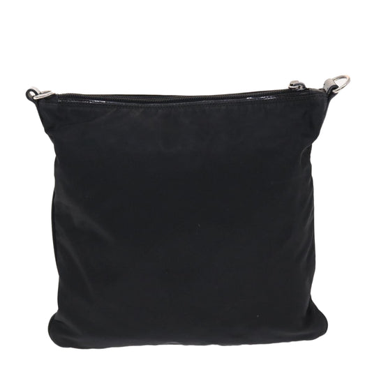 PRADA Shoulder Bag Nylon Black Auth
