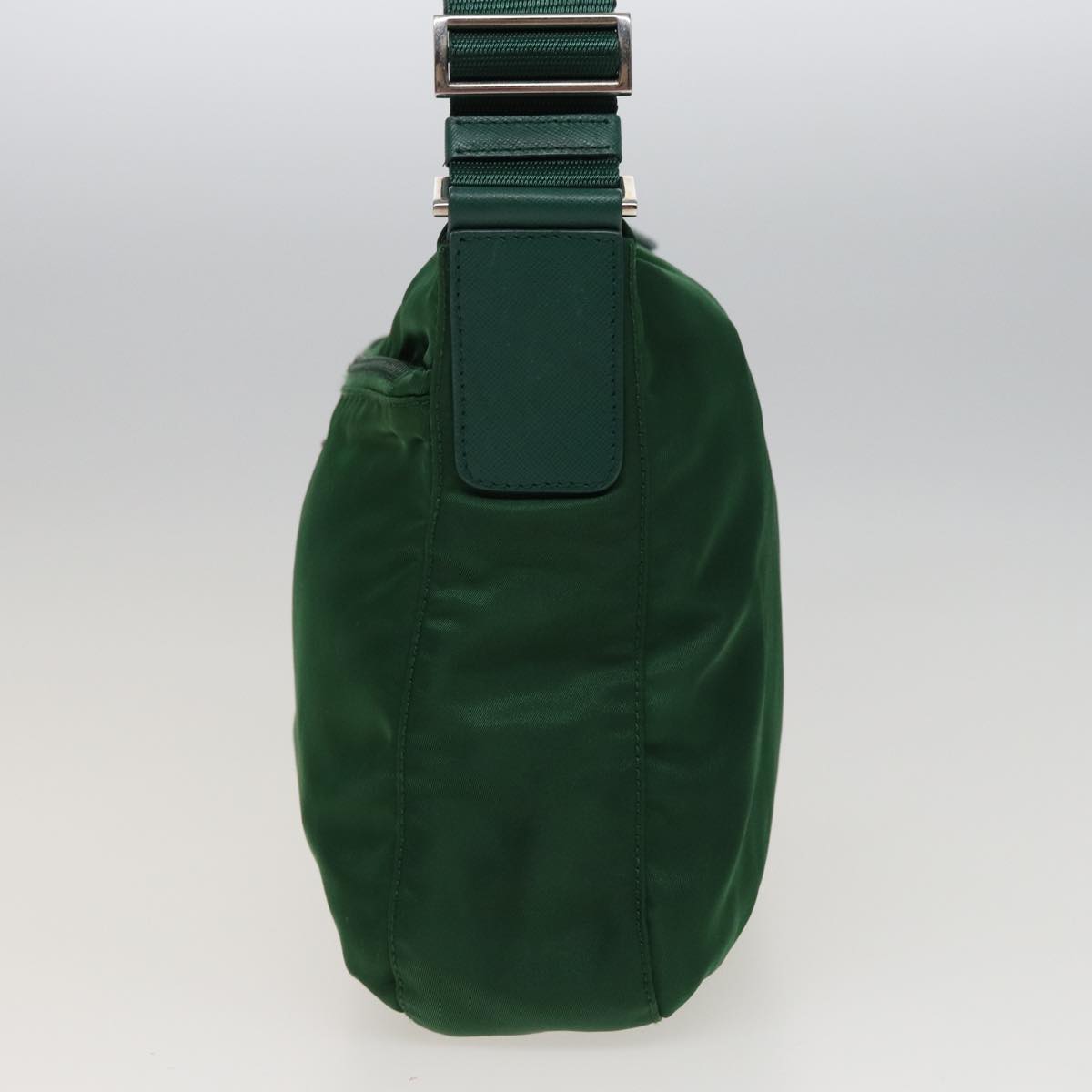 PRADA Shoulder Bag Nylon Green Auth ki4573