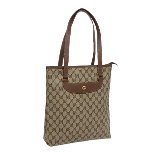 Gucci Leather Canvas Tote