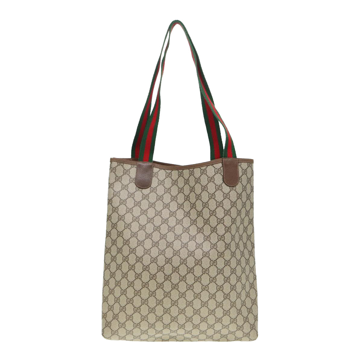 Gucci Leather Canvas Tote