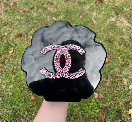 Chanel 2018 Strass Camelia Evening Clutch MinaudiÃ¨re