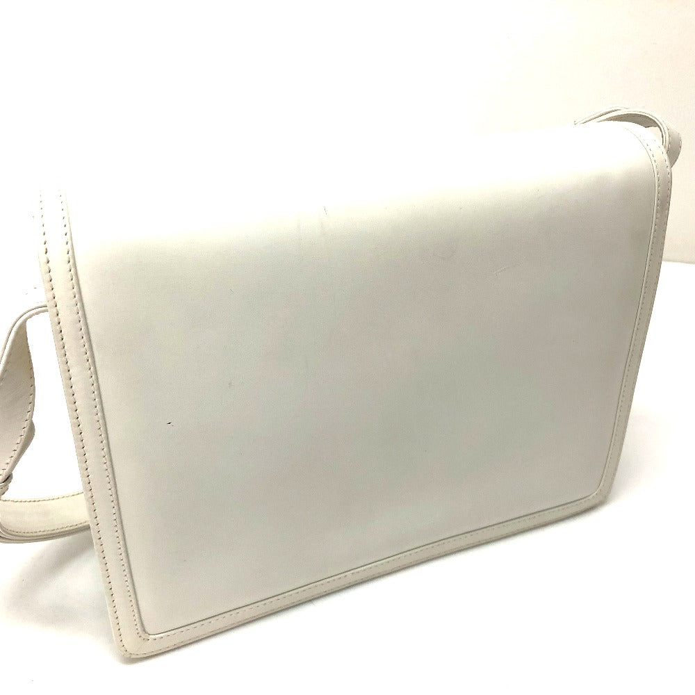 GUCCI Shoulder Bag leather white Old Gucci Shoulder Women