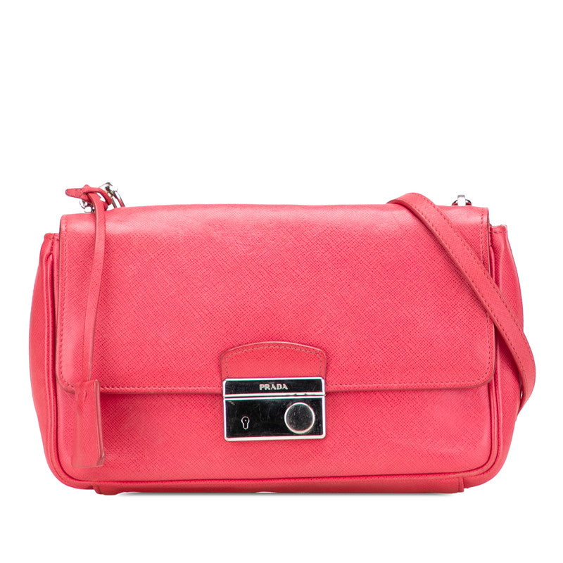 Prada BT0974 Saffiano Chain Shoulder Bag