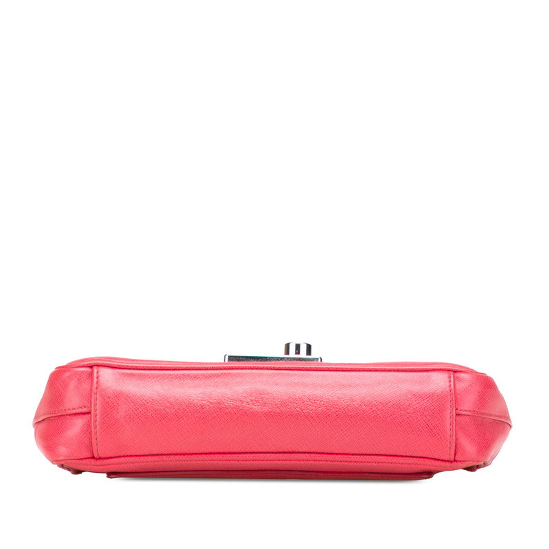 Prada BT0974 Saffiano Chain Shoulder Bag