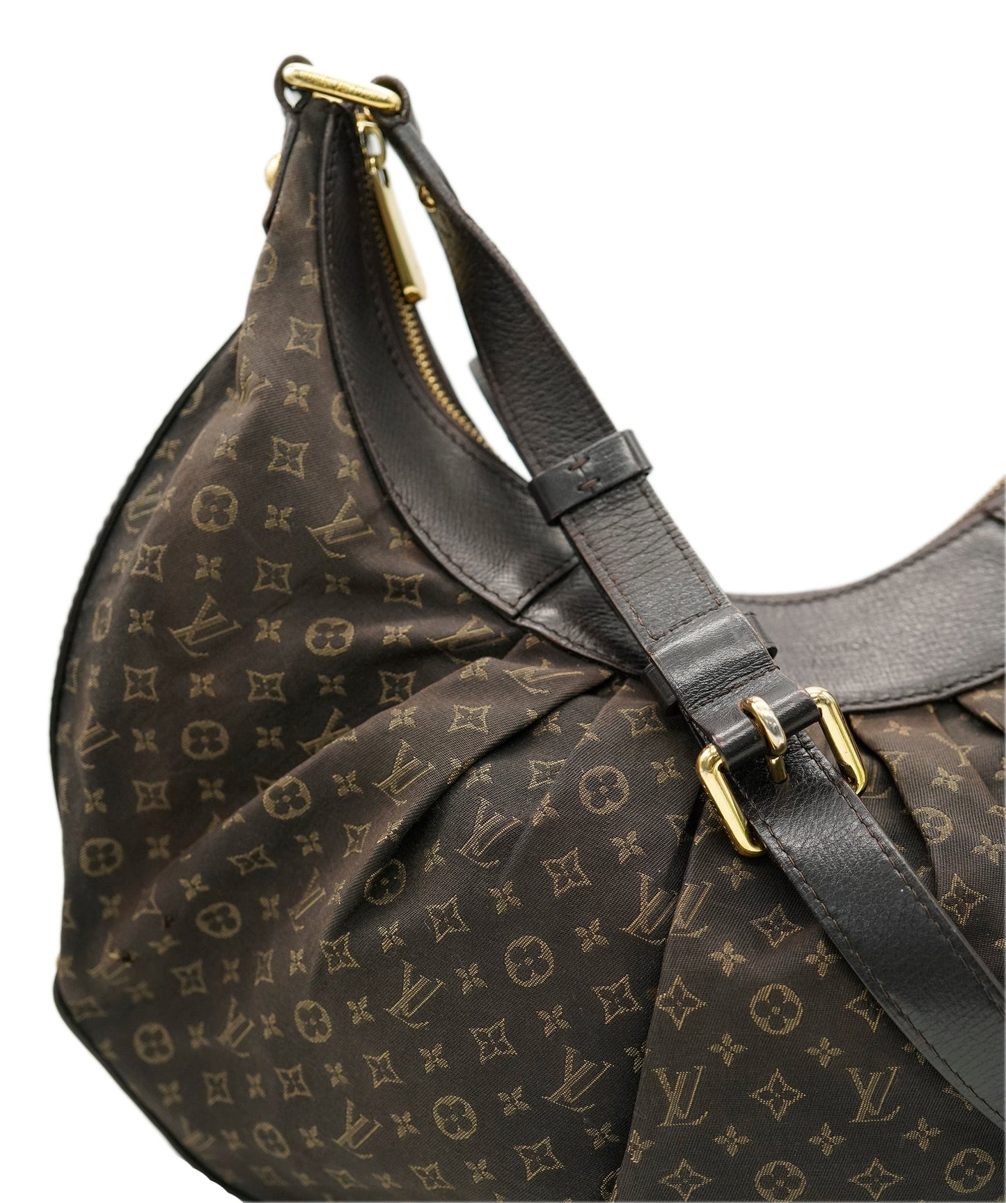 Louis Vuitton 2011 Brown Mini Lin Monogram Rhapsody MM Shoulder Bag DBXS2403