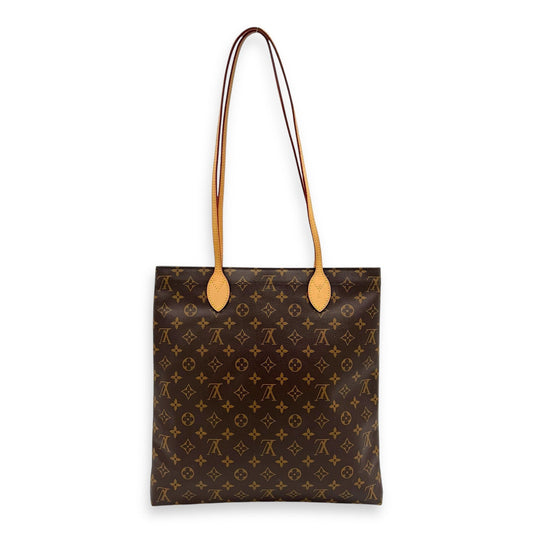 Louis Vuitton Carry It Shoulder Bag Brown in Monogram Coated Canvas, Gold hardware S2510-008117AN