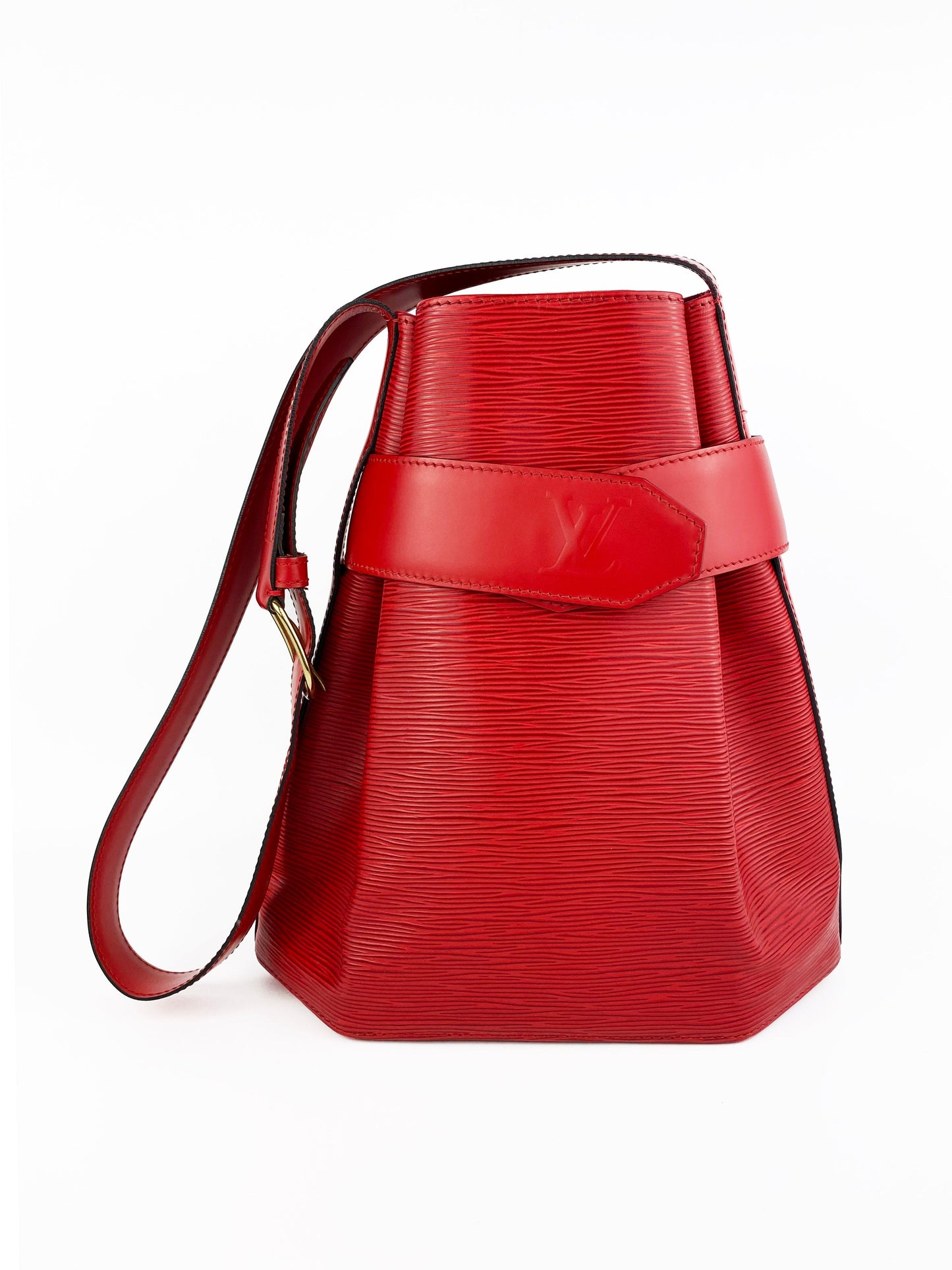 Louis Vuitton Red Epi Sac DEpaule PM