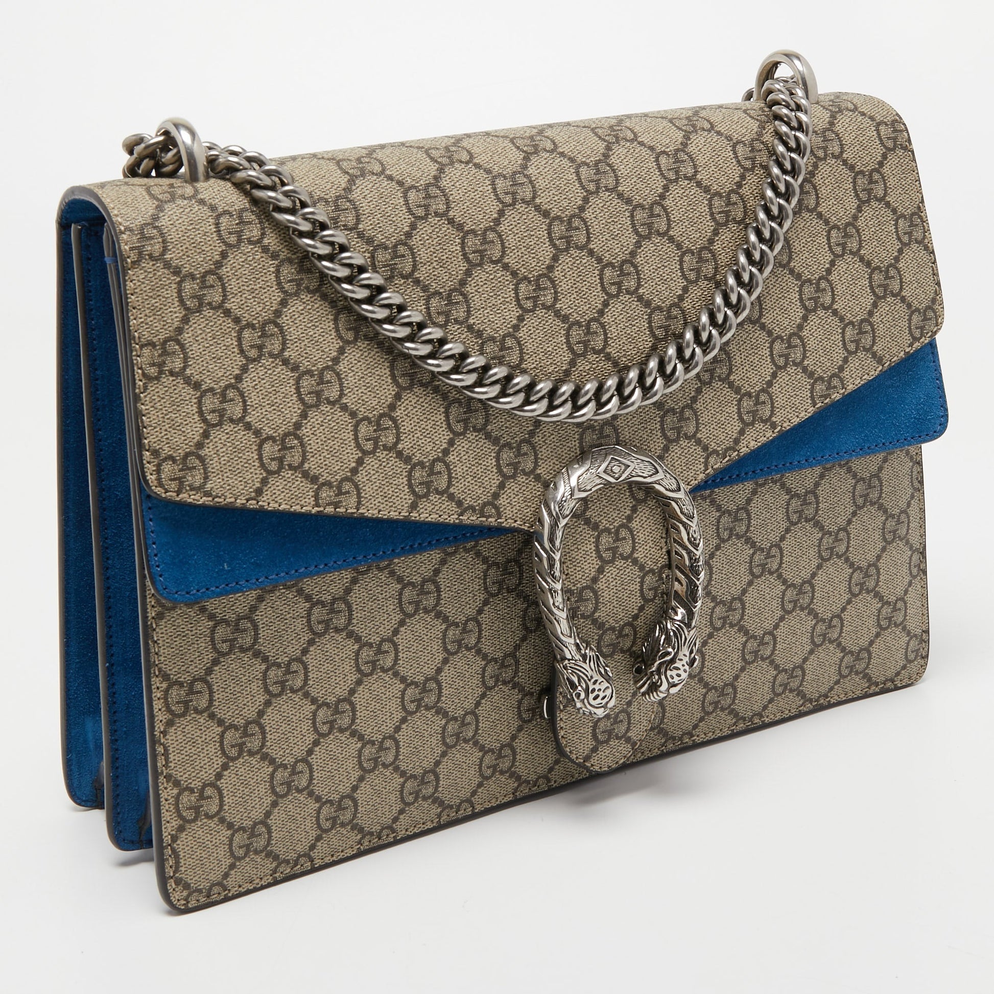 Gucci Lou Canvas Shoulder Bag