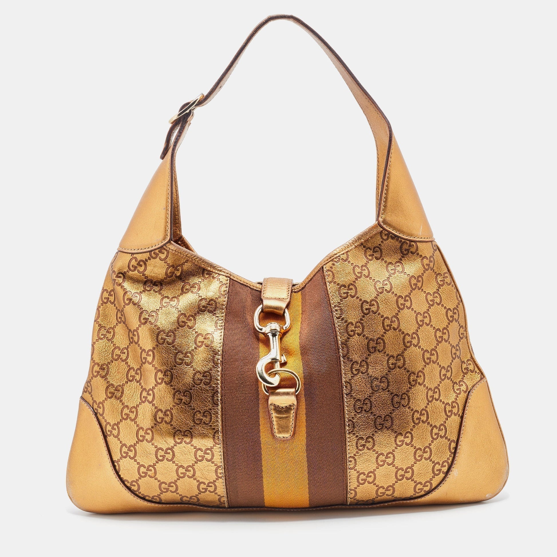 Gucci Lou Leather Shoulder Bag