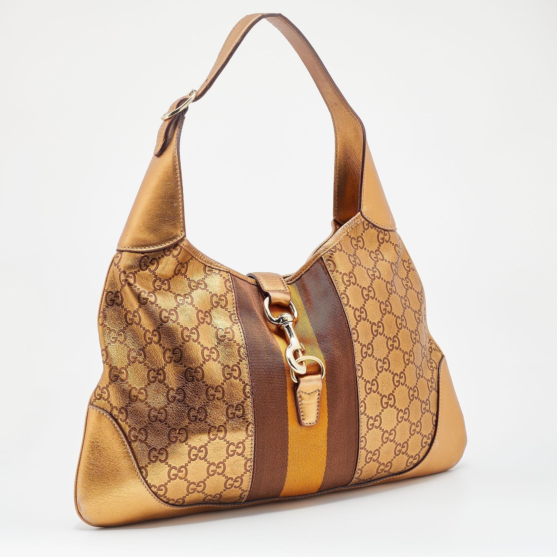 Gucci Lou Leather Shoulder Bag