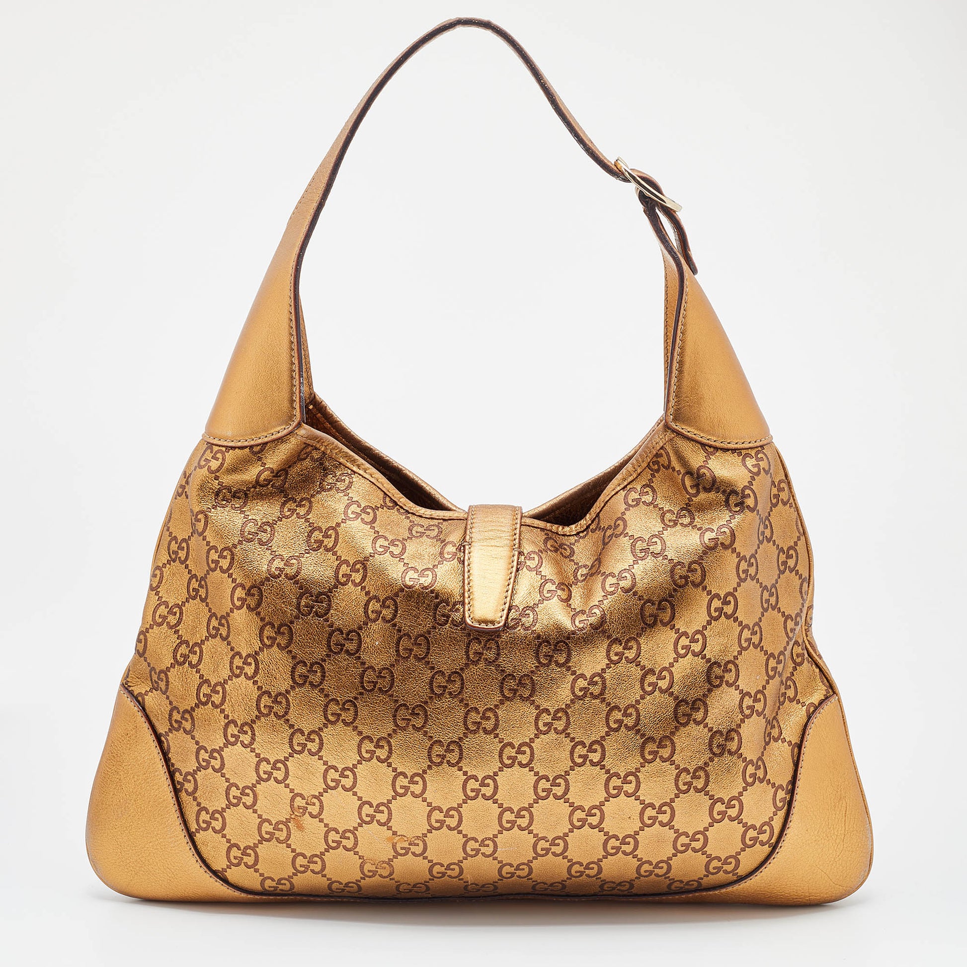 Gucci Lou Leather Shoulder Bag