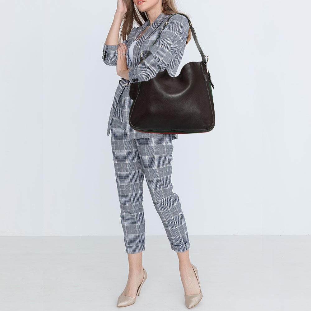 Gucci Lou Leather Shoulder Bag