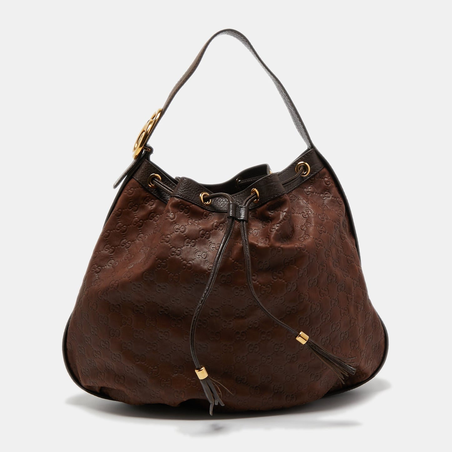 Gucci Lou Leather Shoulder Bag