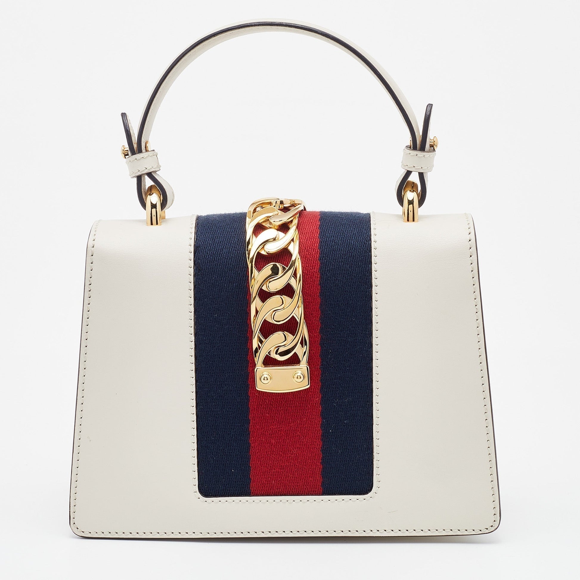 Gucci Lou Chain Leather Shoulder Bag