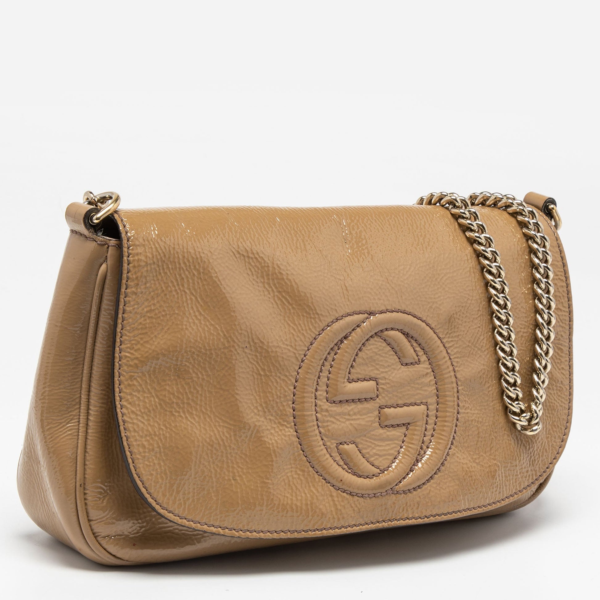 Gucci Lou Leather Shoulder Bag