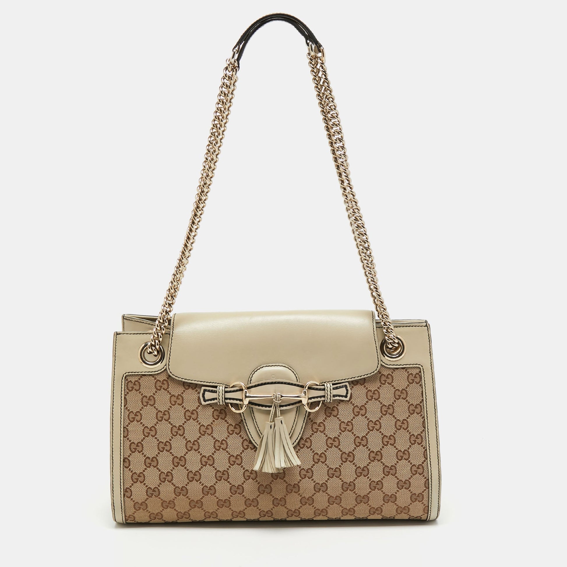 Gucci Lou Chain Leather Shoulder Bag