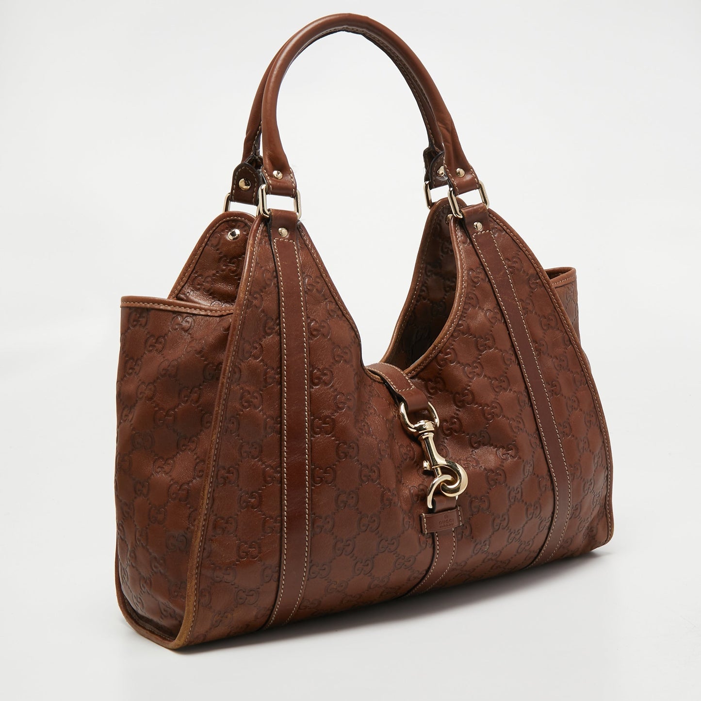 Gucci Lou Leather Shoulder Bag