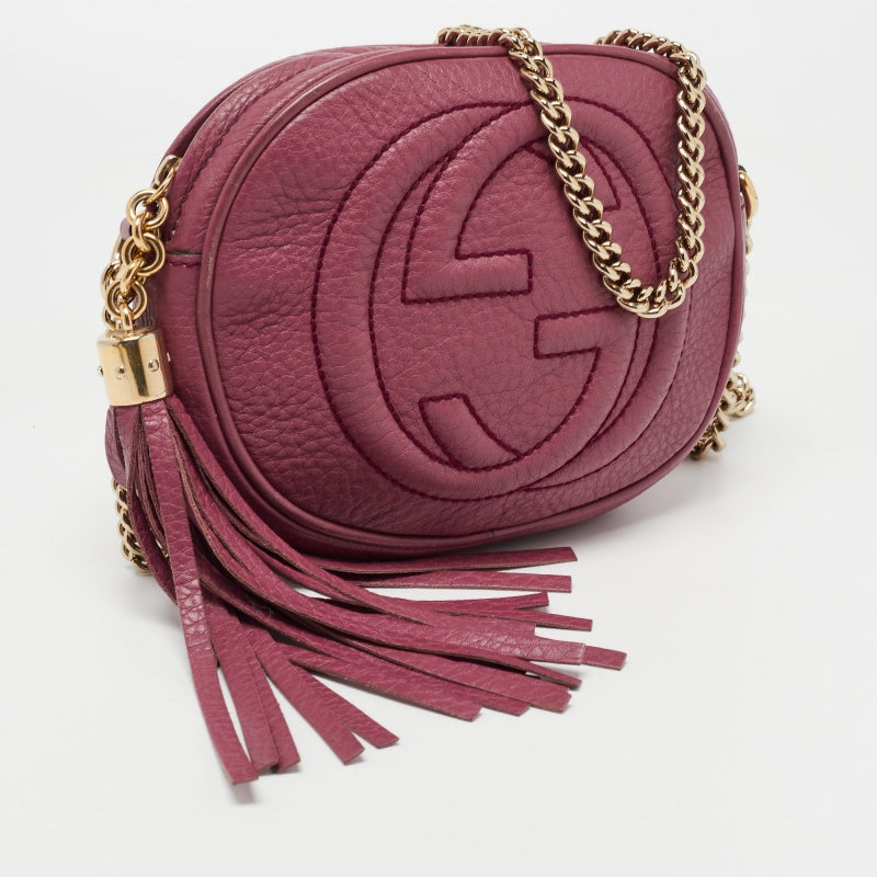 Gucci Lou Chain Leather Crossbody